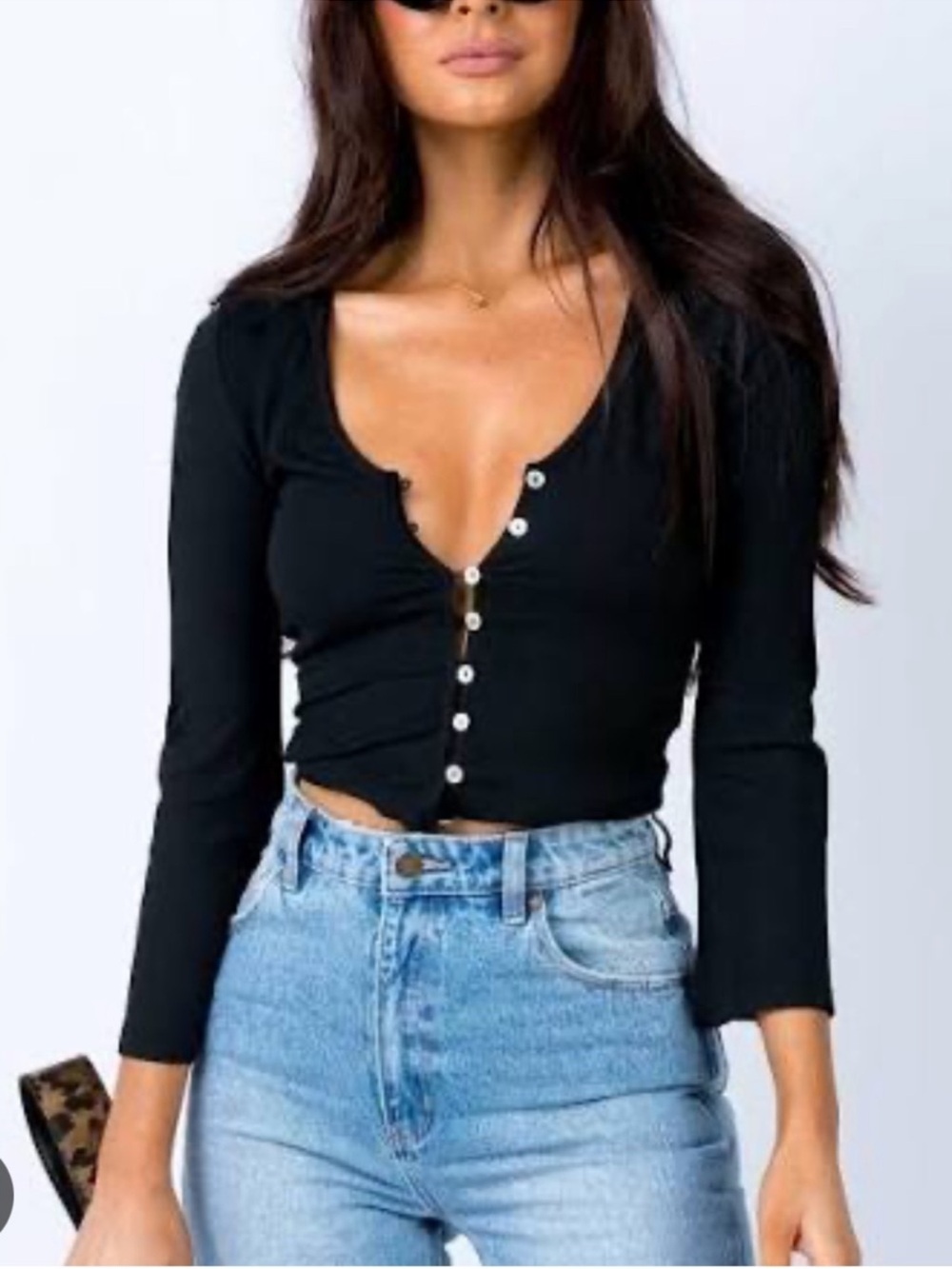 Princess Polly - True Love Top
6 AU / 2 US Black